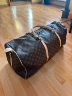 Louis Vuitton Keepall 55 Monogram, 30 cm ou plus, Enlèvement ou Envoi, Poignée extensible, Brun