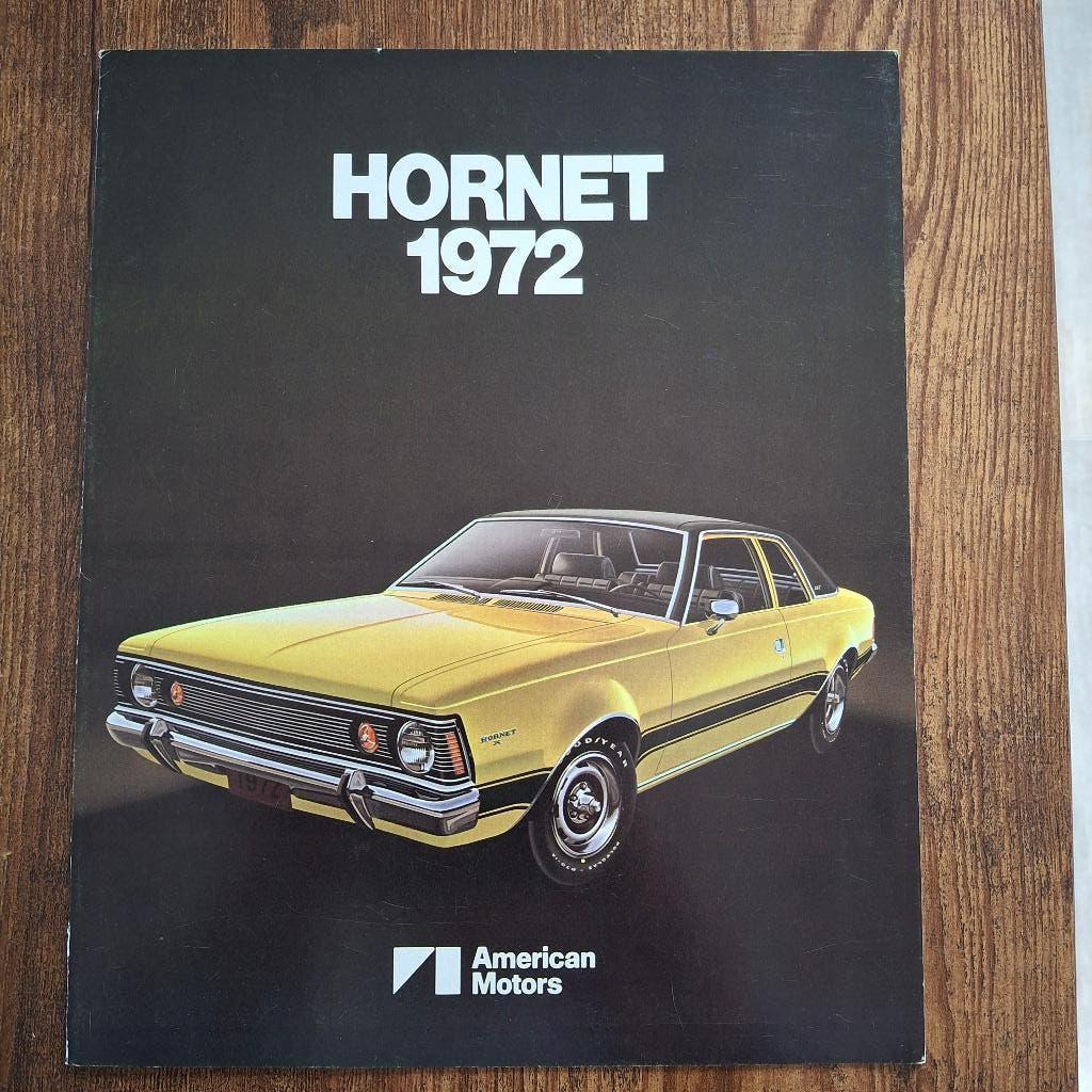 Amaerican Motors  HORNET  1972, Boeken, Auto's | Folders en Tijdschriften, Ophalen of Verzenden, Nieuw, Overige merken