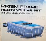 Intex frame zwembad 10 000 liter, Tuin en Terras, Ophalen, Gebruikt, Rechthoekig, Opzetzwembad