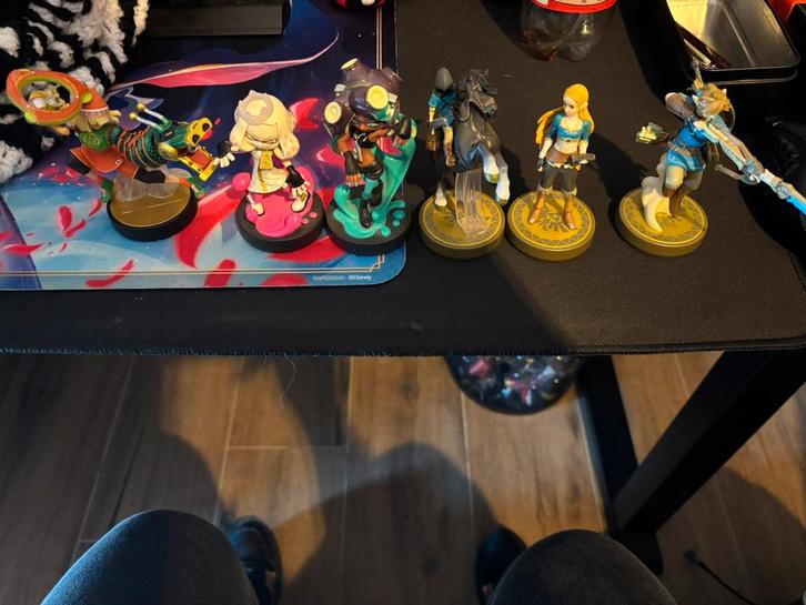 6 figurines amiibo, Collections, Jouets miniatures, Comme neuf, Enlèvement