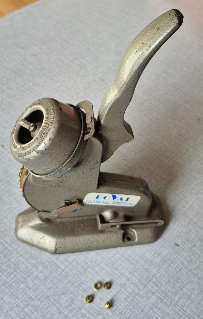 Presse à Œillets Professionnelle Vintage 1950, Enlèvement ou Envoi, Utilisé