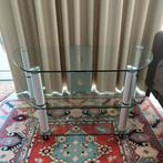 Tv meubel glas., Ophalen, 50 tot 100 cm, Minder dan 100 cm, 25 tot 50 cm