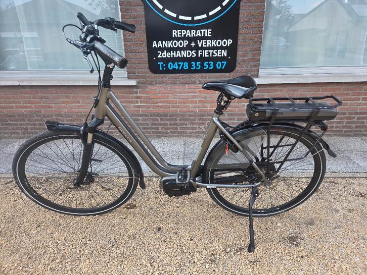 Elektrische damesfiets met middenmotor, Fietsen en Brommers, Elektrische fietsen, Zo goed als nieuw, Overige merken, 47 tot 51 cm
