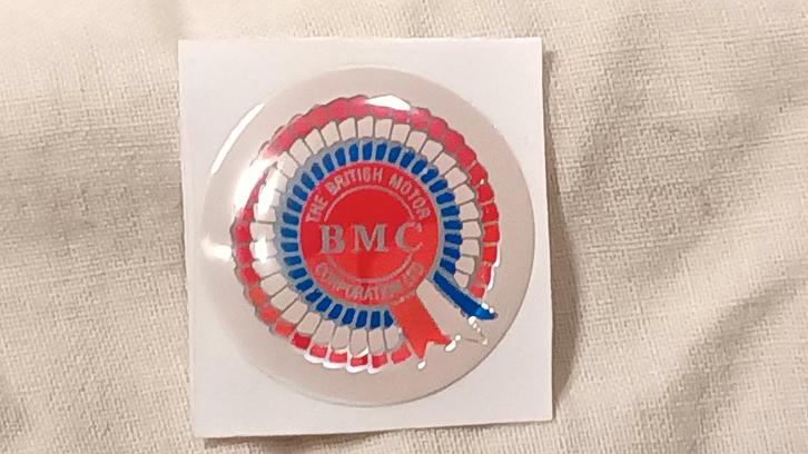 Logo « BMC », levier de vitesses, Classic Mini, Autos : Pièces & Accessoires, Habitacle & Garnissage, Mini, Rover, Austin, Neuf
