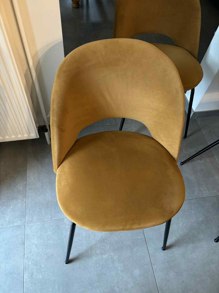 4 eetkamer stoelen, Huis en Inrichting, Stoelen, Ophalen, Zo goed als nieuw, Overige kleuren, Vier
