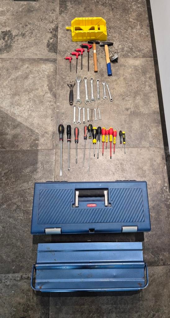 Gereedschap + koffers van o.a. Stanley facom dewalt, Ophalen, Zo goed als nieuw