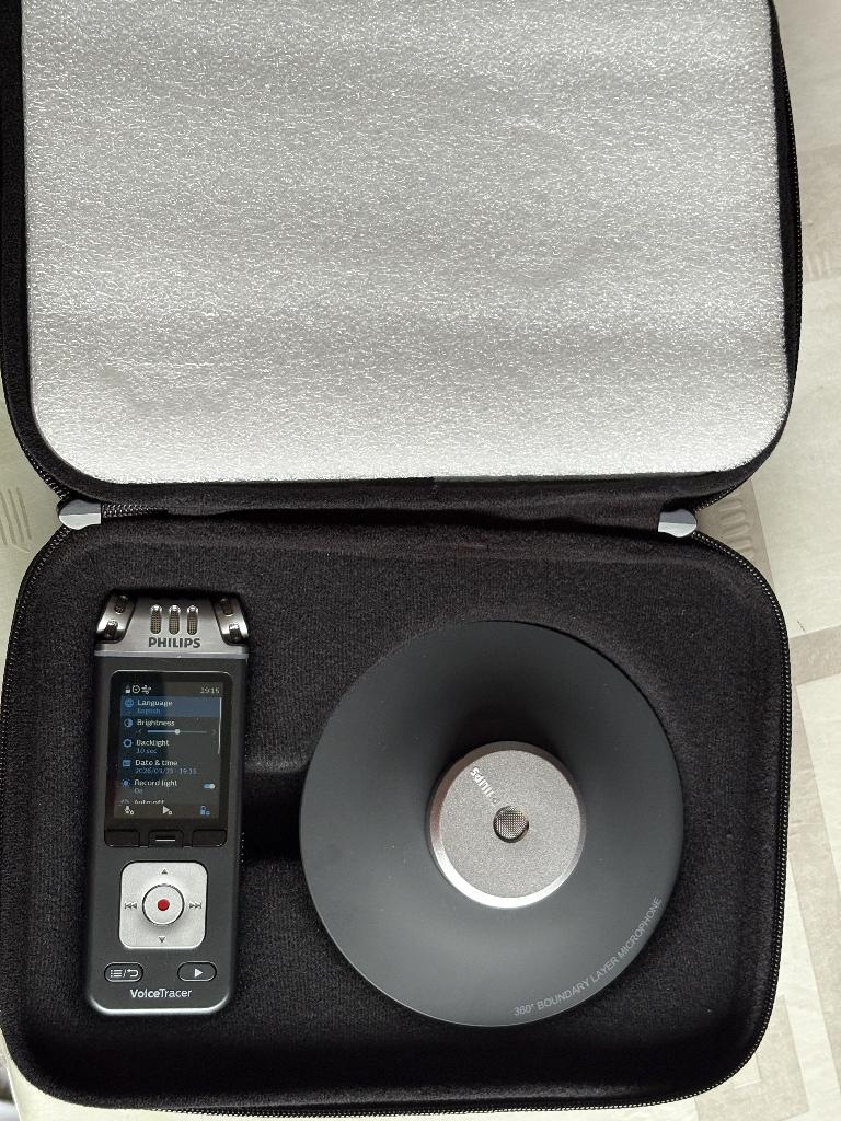 Philips VoiceTracer 6110 dictafoon, Enlèvement, Magnétophone