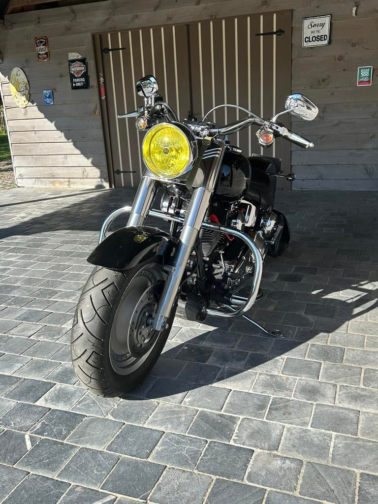 Harley Davidson Fatboy FLST 2002 Carburateur, Permis Moto A, Occasion, Plus de 35 kW, 2 cylindres
