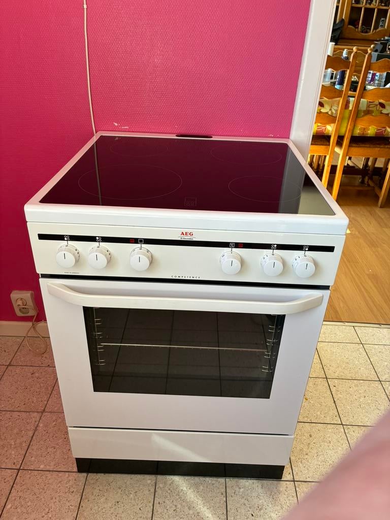 Cuisinière AEG vitrocéramique, Elektronische apparatuur, Fornuizen, Ophalen, Zo goed als nieuw