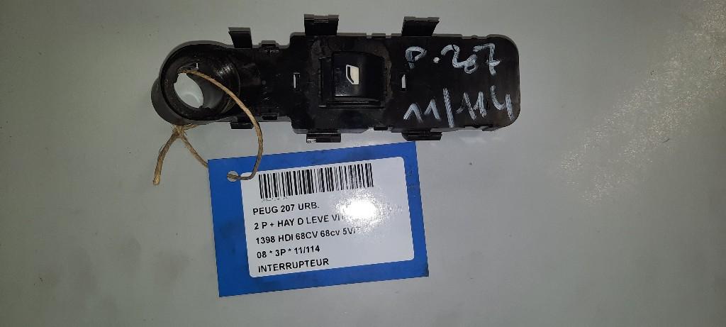 COMMUTATEUR Peugeot 207 / 207+ (WA / WC / WM) (96548608), Utilisé, Peugeot