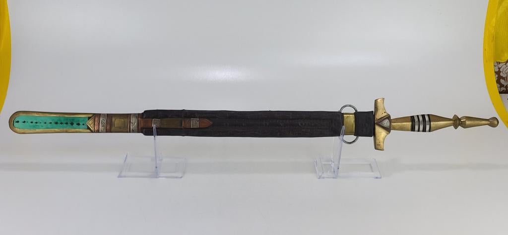 Zeldzame Authentieke Toeareg 'Telek' – Saharazwaard (83 cm), Antiek en Kunst, Ophalen