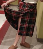 Tartan geruite rok - rood/zwart - maat S/M, Taille 36 (S), Comme neuf, Enlèvement, Sous le genou