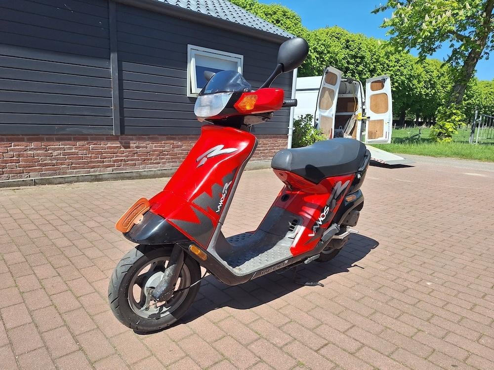 Derbi Vamos 2005 scooter brommer met papieren 2-takt 50cc, Vélos & Vélomoteurs, Cyclomoteurs | Derbi, Utilisé, Enlèvement