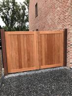 à vendre portail  afzelia de 3m sur 1m80  bon prix, Neuf, 200 cm ou plus, Portail battant, Bois