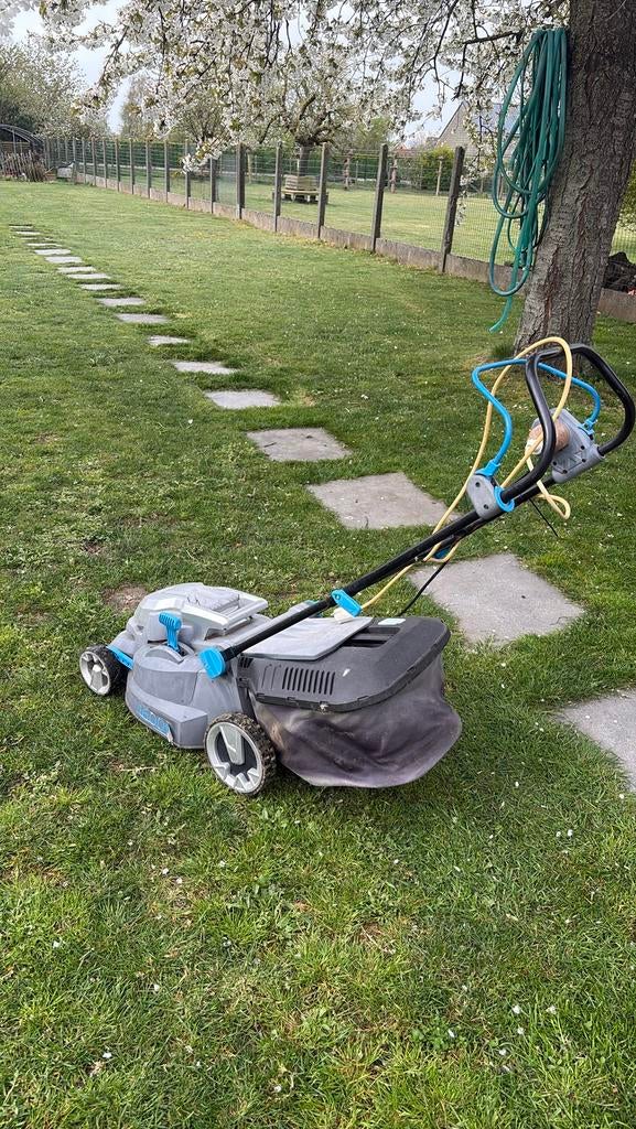 Elektrische grasmaaier, Tuin en Terras, Grasmaaiers, Ophalen, Gebruikt, Elektrische grasmaaier