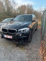 BMW X5 3.0D (schadeauto), Auto's, BMW, Automaat, Zwart, Leder, Bruin