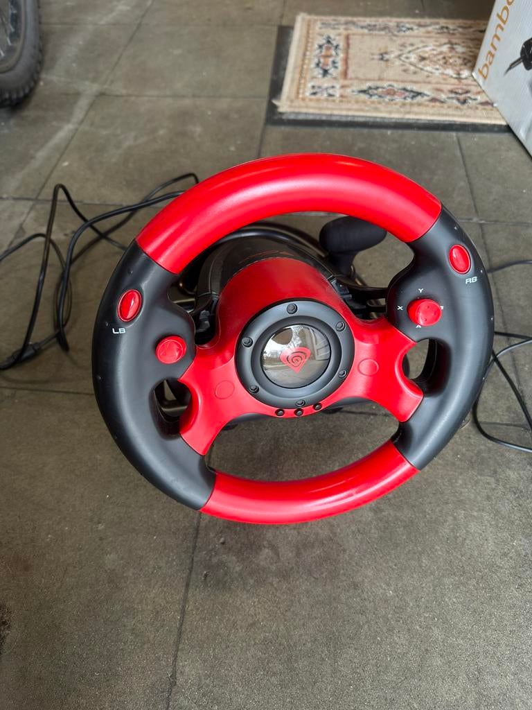 Gaming steering wheel PC, Ophalen, Gebruikt, Stuur of Pedalen