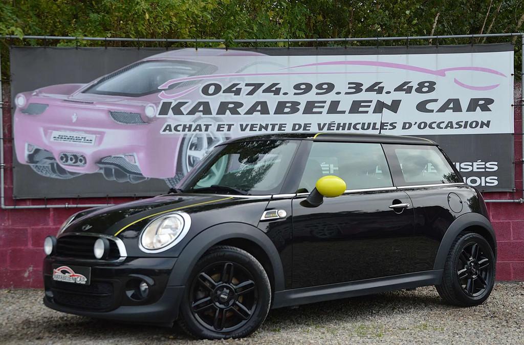 MINI One D Mini 1.6D NAV CLIM CRUIS 88.208KM (bj 2013), Auto's, Stof, Zwart, 4 cilinders, Zwart