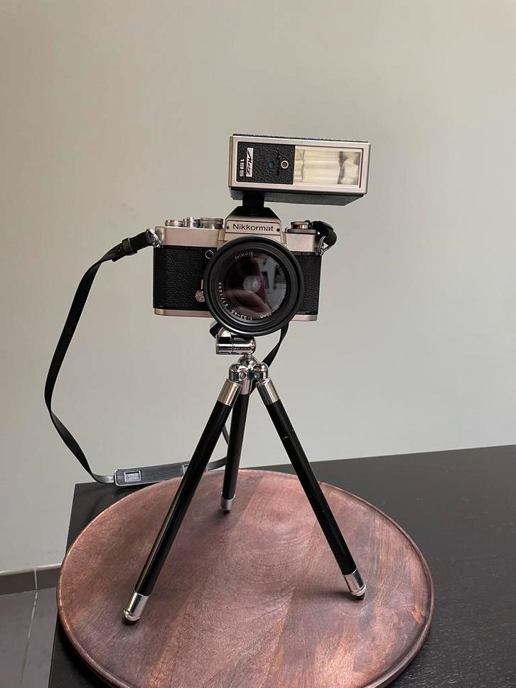 Nikon Nikkormat EL 35mm SLR + 35-70mm Lens Working, Audio, Tv en Foto, Fotocamera's Analoog, Zo goed als nieuw, Ophalen of Verzenden