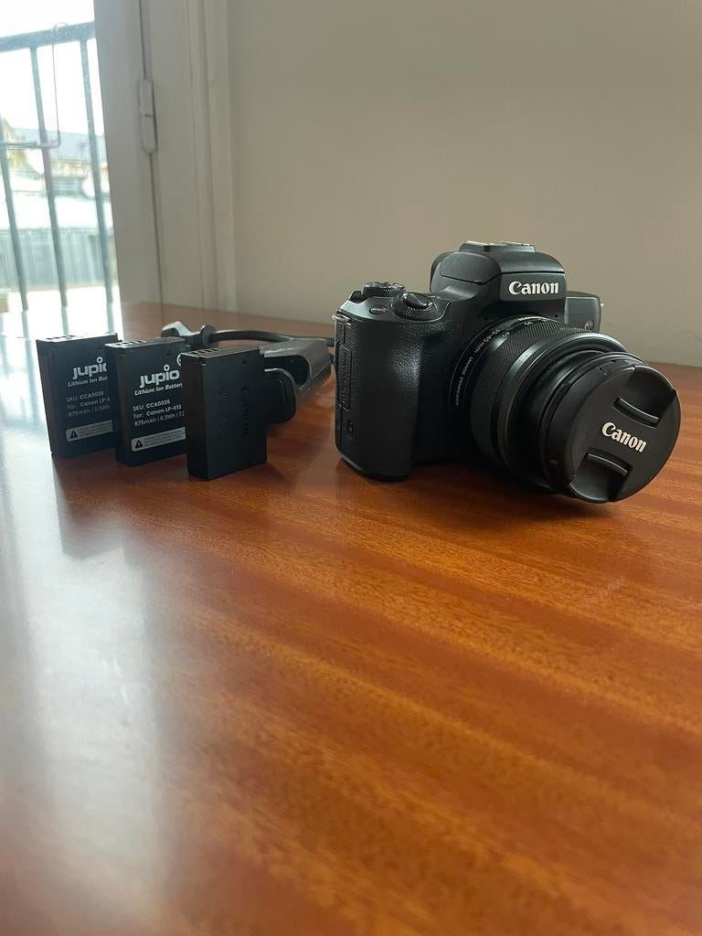 Canon EOS M50, TV, Hi-fi & Vidéo, Appareils photo numériques, Enlèvement ou Envoi, Comme neuf, Canon