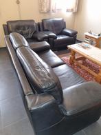 Lederen salonzetels, Huis en Inrichting, Ophalen