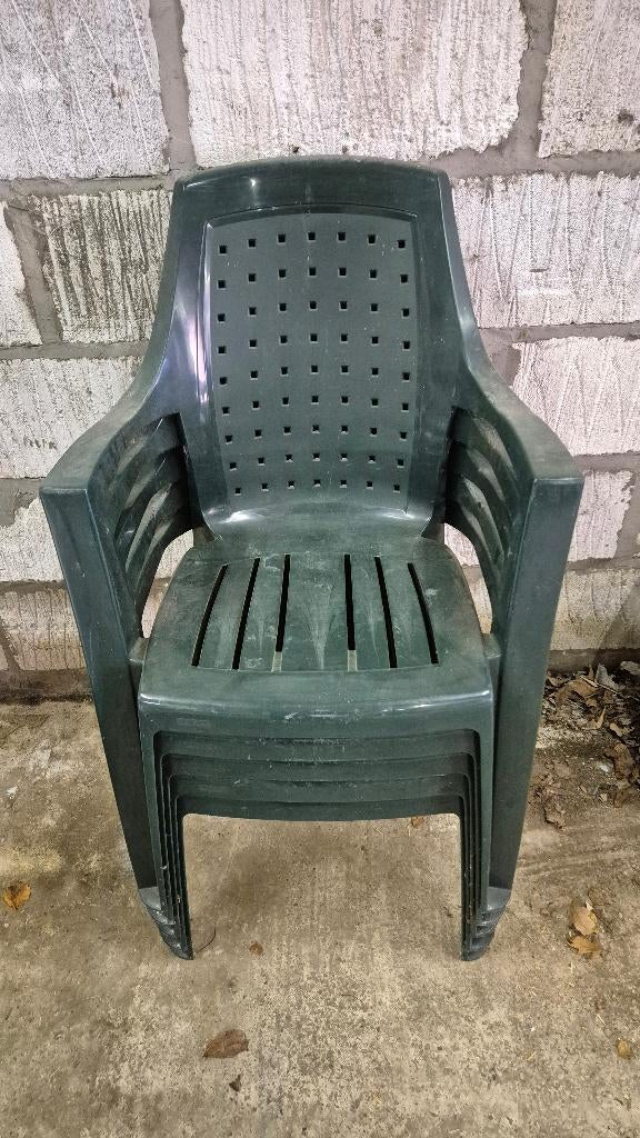Tuinstoelen (7 stuks), Enlèvement, Utilisé, Plastique