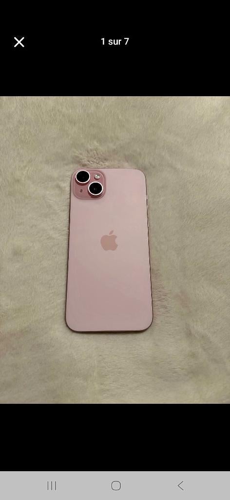 I Phone 15 Plus - Sous garantie - Parfait état, Telecommunicatie, Mobiele telefoons | Apple iPhone, Ophalen, 128 GB, Zo goed als nieuw