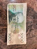 5000 belgische frank, Ophalen of Verzenden, Los biljet