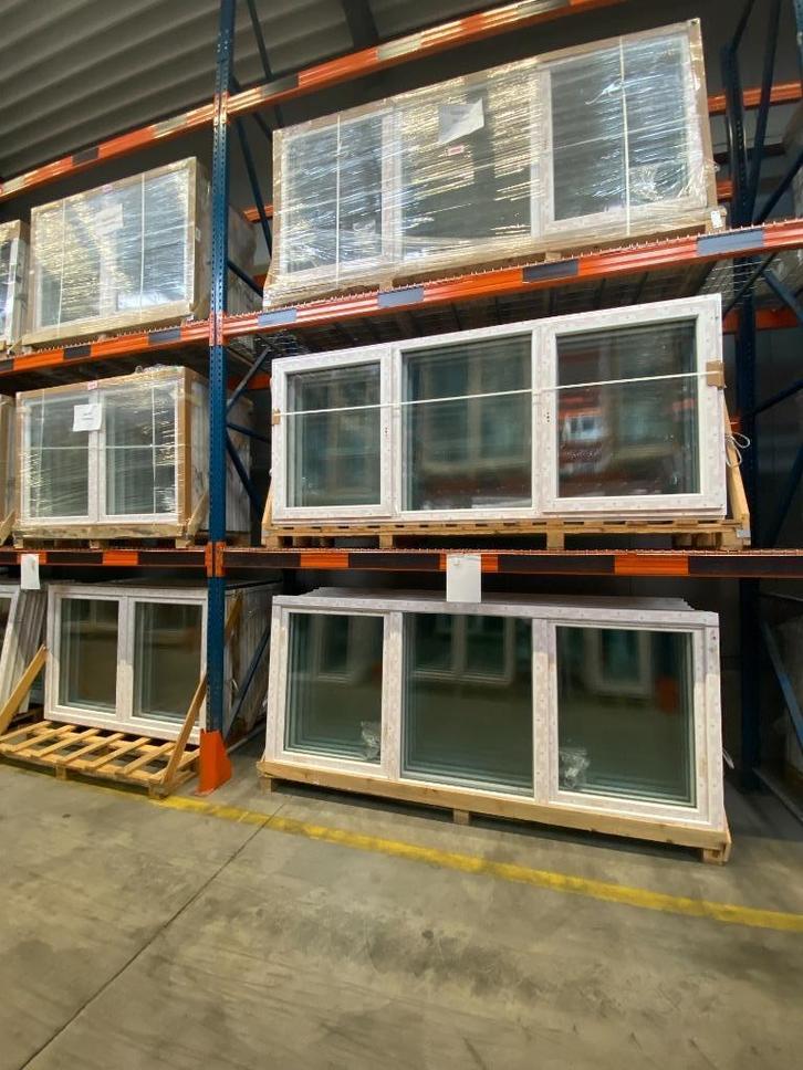 grote stockverkoop pvc raam, pvc deur, pvc kozijn, kozijnen, Doe-het-zelf en Bouw, Glas en Ramen, Nieuw, Gevelraam of Ruit, Dubbelglas