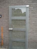 glazen deur, Bricolage & Construction, Fenêtres & Moustiquaires, Comme neuf, 200 à 215 cm, Enlèvement, 80 à 100 cm