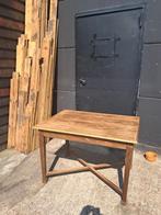 Vintage houten tafel, Antiquités & Art, Antiquités | Meubles | Tables, Enlèvement