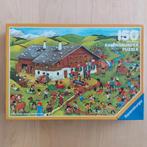 Ravensburger puzzel 150 st. (Vakantie op de bergboerderij), Enlèvement ou Envoi, Plus de 50 pièces, Utilisé, 4 à 6 ans