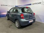 Nissan Micra 1.2I | BLUETOOTH | AIRCO. | RADIO (bj 2011), Auto's, Stof, Zwart, 1198 cc, Zilver of Grijs