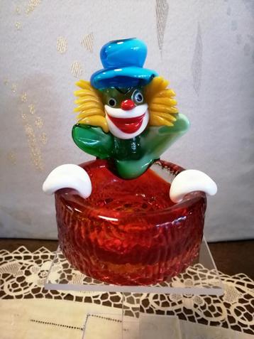 Clown in murano glas beschikbaar voor biedingen