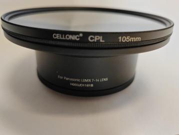 FILTRE POLARISANT 105MM ET PORTE FILTRE, Enlèvement, Comme neuf, Filtre polarisant