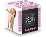 Roze wekkerradio met schattige puppy, Ophalen, Zo goed als nieuw, Digitaal