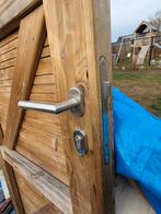 Deur tuinhuis, Tuin en Terras, Tuinhuizen, Gebruikt, Tuinhuis, Minder dan 200 cm, Hout
