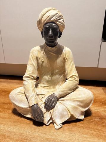 Statue orientale assise – pièce décorative élégante beschikbaar voor biedingen