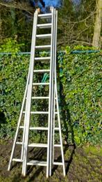 Ladder., Doe-het-zelf en Bouw, Ladders en Trappen, Ladder, Gebruikt, Opvouwbaar of Inschuifbaar, 4 meter of meer