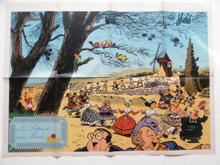 Poster Spirou 2341 - Lettres de mon moulin - 24/02/83 - Neuf, Boeken, Stripverhalen, Nieuw, Eén stripboek, Ophalen