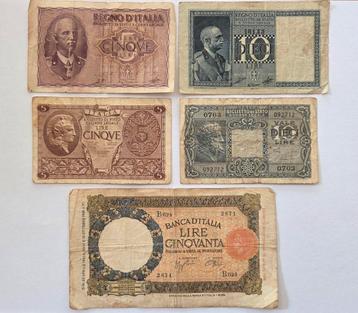 Italiaanse lira's beschikbaar voor biedingen