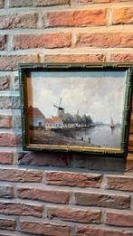 Polder néerlandais avec peinture de moulin à vent, Enlèvement