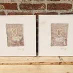2 unieke schilderijtjes - ORIGINEEL, Enlèvement ou Envoi