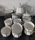 Art deco koffieservies Limoges D&C, Antiek en Kunst, Ophalen of Verzenden