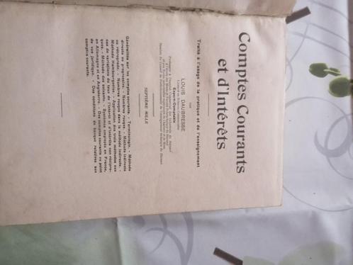 Comptes Courants et d'Intérêts  Traité à l'usage de la prati, Boeken, Geschiedenis | Nationaal, Gelezen, Ophalen of Verzenden