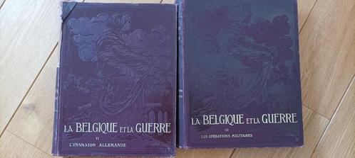 La Belgique et la guerre T. II et T III - Cuvelier, Tasnier., Livres, Histoire nationale, Utilisé, 20e siècle ou après, Enlèvement ou Envoi