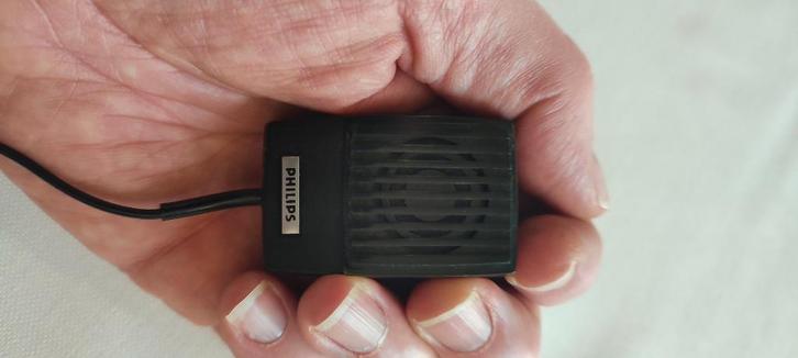 Philips LBB 9201/181 microfoon – vintage – goede staat, Antiek en Kunst, Antiek | Tv's en Audio, Ophalen of Verzenden
