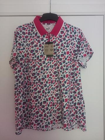 Puma MATTR golfpoloshirt met dierenprint grijs en roze beschikbaar voor biedingen
