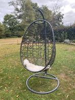 ei stoel hangende stoel wicker, Huis en Inrichting, Ophalen, Riet of Rotan, Wicker, Zo goed als nieuw