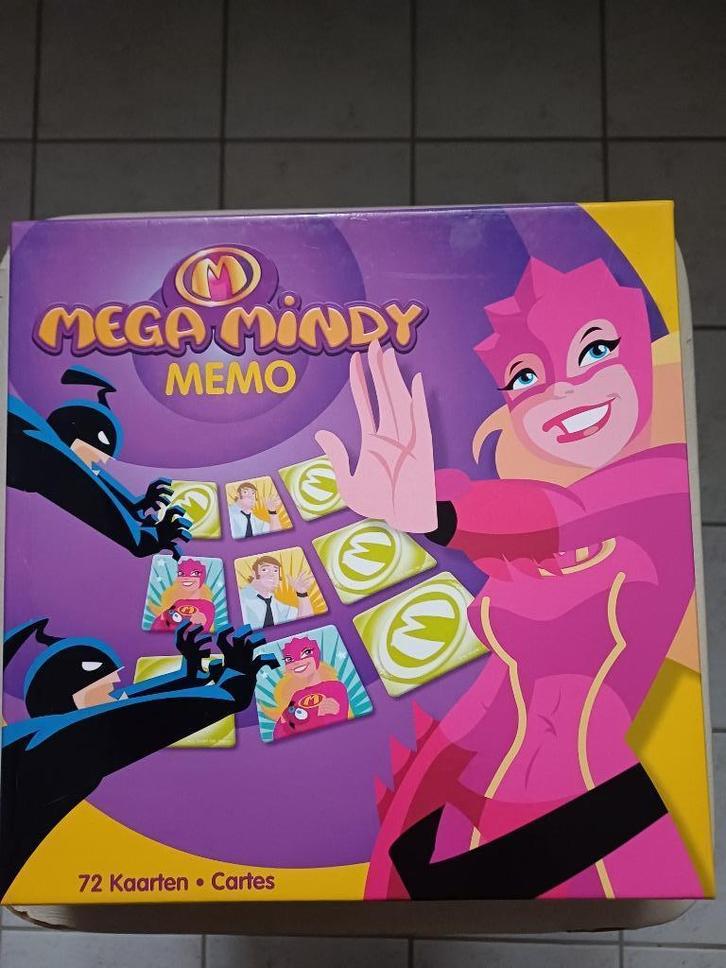 Memo Mega Mindy spel, 72 kaartjes, vanaf 3 jaar, nieuw., Kinderen en Baby's, Speelgoed | Educatief en Creatief, Nieuw, Ontdekken